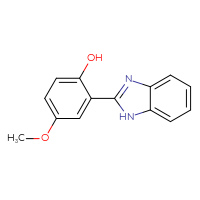 Chemical structure of 2-(1H-1,3-benzodiazol-2-yl)-4-methoxyphenol - CSSB00003202989
