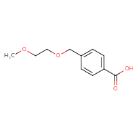 Chemical structure of 4-[(2-methoxyethoxy)methyl]benzoic acid - CSSB00000733941