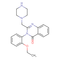 Chemical structure of 3-(2-ethoxyphenyl)-2-[(piperazin-1-yl)methyl]-3,4-dihydroquinazolin-4-one - CSSB00138437292