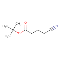 Chemical structure of tert-butyl 4-cyanobutanoate - CSSB00135122919