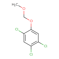 Chemical structure of 1,2,4-trichloro-5-(methoxymethoxy)benzene - CSSB00015465750