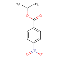 Chemical structure of propan-2-yl 4-nitrobenzoate - CSSB00000170044