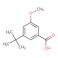 Chemical structure of 3-tert-butyl-5-methoxybenzoic acid - CSSB00010212624