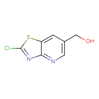 Chemical structure of {2-chloro-[1,3]thiazolo[4,5-b]pyridin-6-yl}methanol - CSSB00010715531