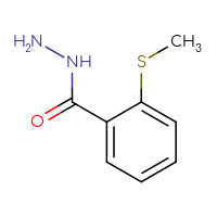Chemical structure of 2-(methylsulfanyl)benzohydrazide - CSSB00000189961