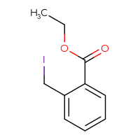 Chemical structure of ethyl 2-(iodomethyl)benzoate - CSSB00010196048