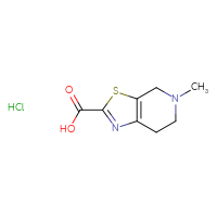 Chemical structure of 5-methyl-4H,5H,6H,7H-[1,3]thiazolo[5,4-c]pyridine-2-carboxylic acid hydrochloride - CSSB00016992091