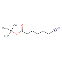 Chemical structure of tert-butyl 6-cyanohexanoate - CSSB14868993989
