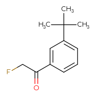 Chemical structure of 1-(3-tert-butylphenyl)-2-fluoroethan-1-one - CSSB14869183832