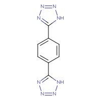 Chemical structure of 5-[4-(1H-1,2,3,4-tetrazol-5-yl)phenyl]-1H-1,2,3,4-tetrazole - CSSB00009998251