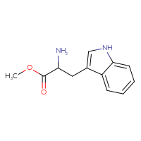 Chemical structure of methyl 2-amino-3-(1H-indol-3-yl)propanoate - CSSB00000184004