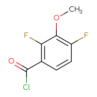 Chemical structure of 2,4-difluoro-3-methoxybenzoyl chloride - CSSB00010140314