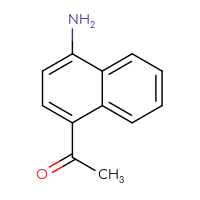 Chemical structure of 1-(4-aminonaphthalen-1-yl)ethan-1-one - CSSB00000117013