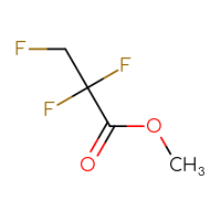 Chemical structure of methyl 2,2,3-trifluoropropanoate - CSSB00015780230