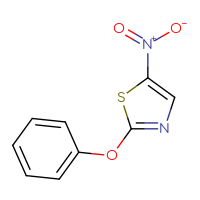 Chemical structure of 5-nitro-2-phenoxy-1,3-thiazole - CSSB00030797804