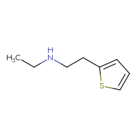 Chemical structure of ethyl[2-(thiophen-2-yl)ethyl]amine - CSSB00000232121