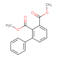 Chemical structure of 2,3-dimethyl [1,1'-biphenyl]-2,3-dicarboxylate - CSSB06584110443