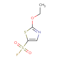 Chemical structure of 2-ethoxy-1,3-thiazole-5-sulfonyl fluoride - CSSB02126463614