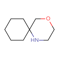 Chemical structure of 4-oxa-1-azaspiro[5.5]undecane - CSSS00011694149