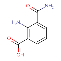 Chemical structure of 2-amino-3-carbamoylbenzoic acid - CSSB00015195474