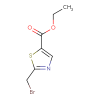 Chemical structure of ethyl 2-(bromomethyl)-1,3-thiazole-5-carboxylate - CSSB00010167799