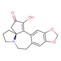Chemical structure of (6S)-3-hydroxy-16,18-dioxa-10-azapentacyclo[11.7.0.0²,⁶.0⁶,¹⁰.0¹⁵,¹⁹]icosa-1(20),2,13,15(19)-tetraen-4-one - CSSB00137410340