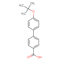 Chemical structure of 4'-(tert-butoxy)-[1,1'-biphenyl]-4-carboxylic acid - CSSB00103904095