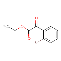 Chemical structure of ethyl 2-(2-bromophenyl)-2-oxoacetate - CSSB00010704101