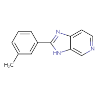 Chemical structure of 2-(3-methylphenyl)-3H-imidazo[4,5-c]pyridine - CSSB00005736879