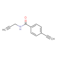 Chemical structure of 4-ethynyl-N-(prop-2-yn-1-yl)benzamide - CSSB01991078095
