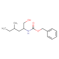 Chemical structure of benzyl N-(1-hydroxy-4-methylhexan-2-yl)carbamate - CSSB00113669325