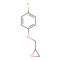 Chemical structure of 2-[(4-fluorophenoxy)methyl]oxirane - CSSB00000230031