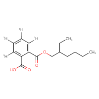Chemical structure of 2-{[(2-ethylhexyl)oxy]carbonyl}(²H₄)benzoic acid - CSSB00159256714