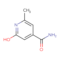Chemical structure of 2-hydroxy-6-methylpyridine-4-carboxamide - CSSB00013226130