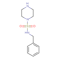 Chemical structure of N-benzylpiperazine-1-sulfonamide - CSSB00011238671