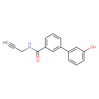 Chemical structure of 3'-hydroxy-N-(prop-2-yn-1-yl)-[1,1'-biphenyl]-3-carboxamide - CSSB06471705619