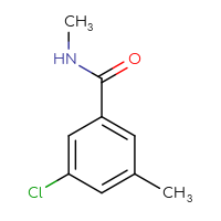 Chemical structure of 3-chloro-N,5-dimethylbenzamide - CSSB00012840322
