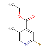 Chemical structure of ethyl 2-fluoro-5-methylpyridine-4-carboxylate - CSSB00009874095