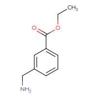 Chemical structure of ethyl 3-(aminomethyl)benzoate - CSSB00011368771