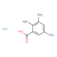 Chemical structure of 5-amino-2,3-dimethylbenzoic acid hydrochloride - CSSB06623411603