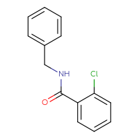 Chemical structure of N-benzyl-2-chlorobenzamide - CSSB00000153117