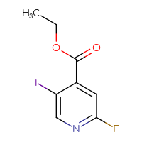 Chemical structure of ethyl 2-fluoro-5-iodopyridine-4-carboxylate - CSSB00015760781