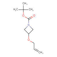 Chemical structure of tert-butyl 3-(prop-2-en-1-yloxy)azetidine-1-carboxylate - CSSB00010208574