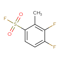 Chemical structure of 3,4-difluoro-2-methylbenzene-1-sulfonyl fluoride - CSSB02126859697