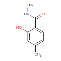 Chemical structure of 2-hydroxy-N,4-dimethylbenzamide - CSSB00000192165