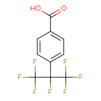 Chemical structure of 4-(1,1,1,2,3,3,3-heptafluoropropan-2-yl)benzoic acid - CSSB00016997889