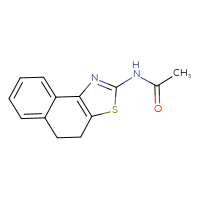 Chemical structure of N-{4H,5H-naphtho[1,2-d][1,3]thiazol-2-yl}acetamide - CSSB06835661185