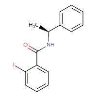 Chemical structure of 2-iodo-N-[(1S)-1-phenylethyl]benzamide - CSSB00001102211