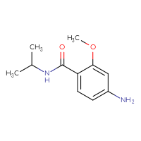 Chemical structure of 4-amino-2-methoxy-N-(propan-2-yl)benzamide - CSSB00012960284