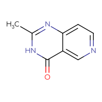 Chemical structure of 2-methyl-3H,4H-pyrido[4,3-d]pyrimidin-4-one - CSSB00009855311